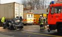 VU PKW unter LKW A 1 Rich Dortmund Koeln West AS Loevenisch P050